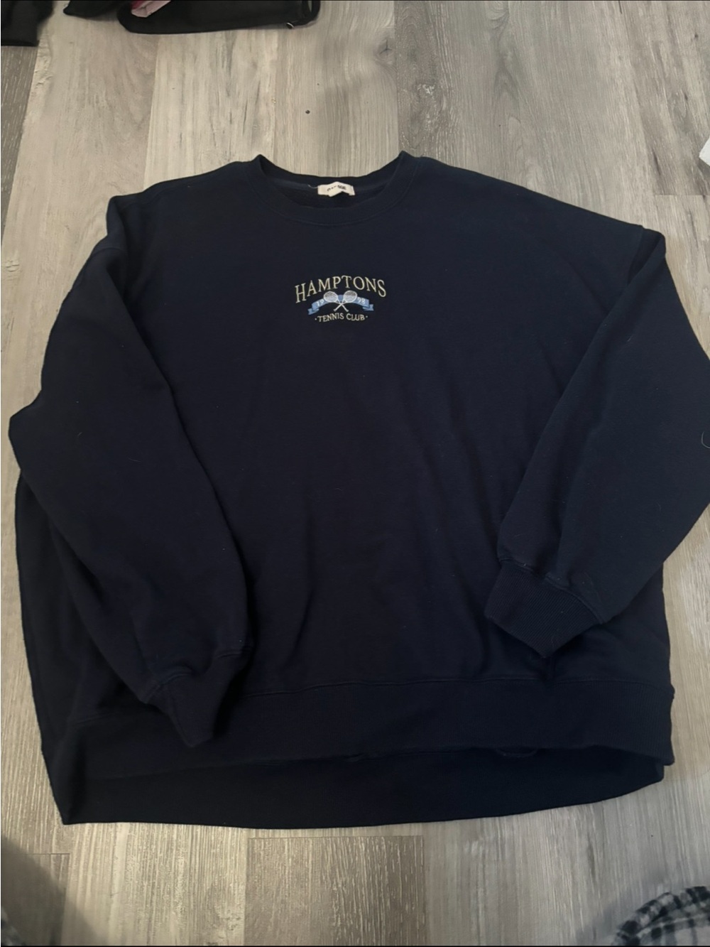 Hamptons Tennis Club Navy Crewneck Sweatshirt
